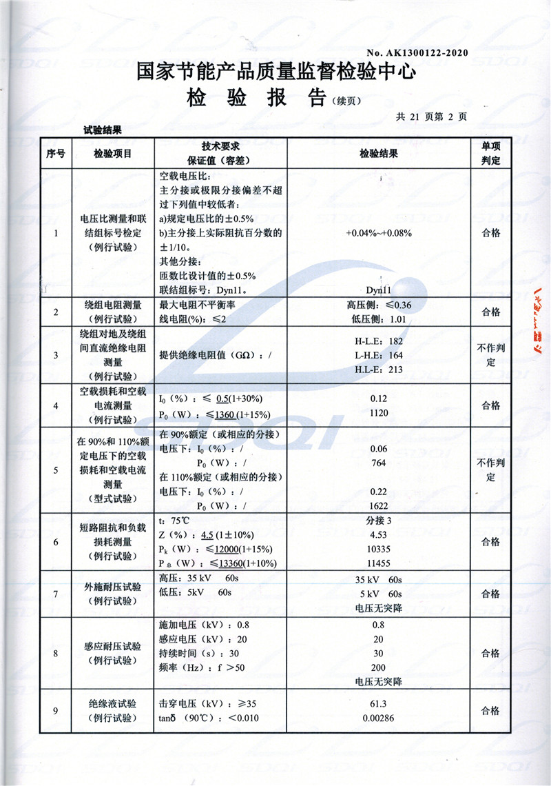 高低压试验报告-S11-1250濮阳濮阳濮阳油浸式变压器-2.jpg